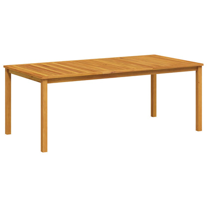 vidaXL 9-Piece Garden Dining Set Natural Solid Acacia Wood 5