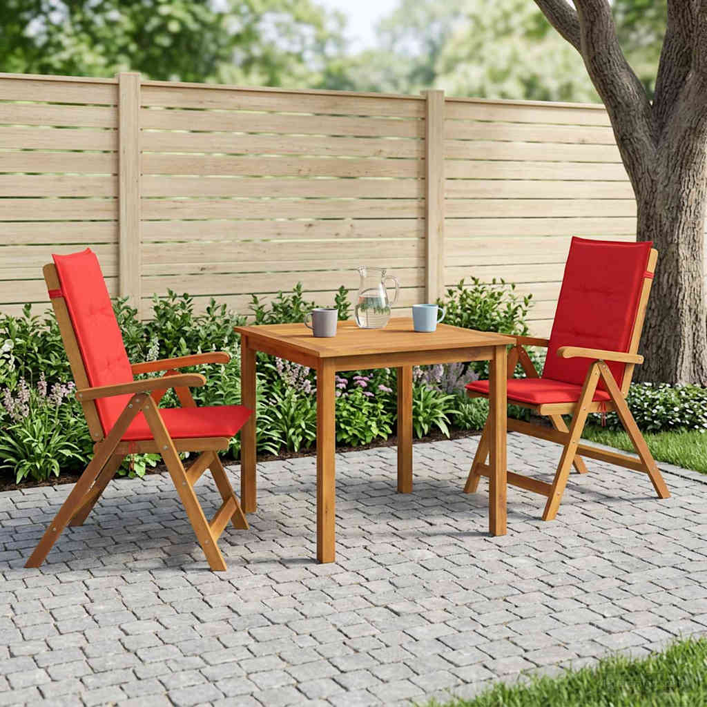 vidaXL 3-Piece Garden Dining Set 2-Seaters Solid Acacia Wood