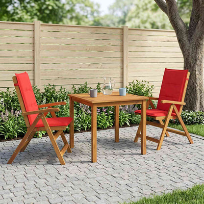 vidaXL 3-Piece Garden Dining Set 2-Seaters Solid Acacia Wood