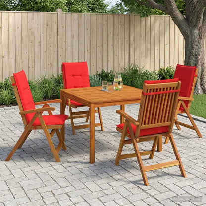vidaXL Garden Dining Set Natural Solid Acacia Wood 1