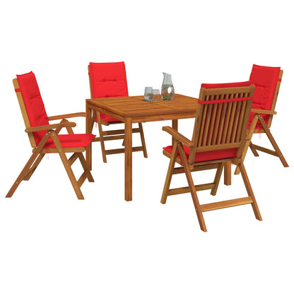 vidaXL Garden Dining Set Natural Solid Acacia Wood 3