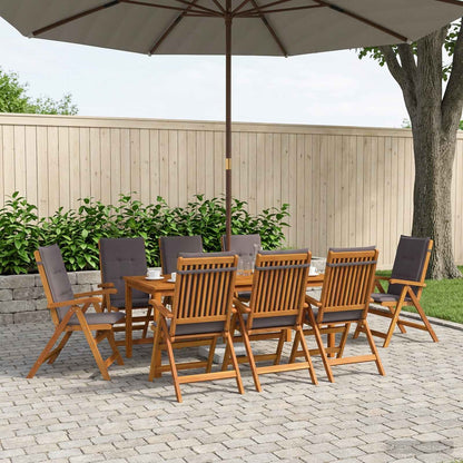 vidaXL Garden Dining Set 8-Seaters Natural Solid Acacia Wood 1