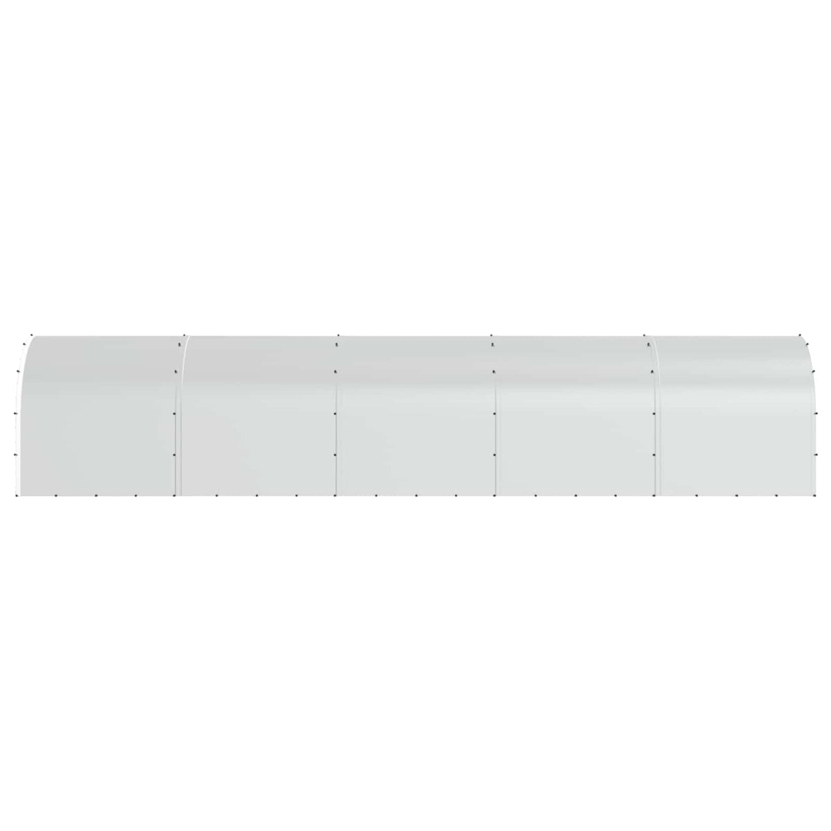 vidaXL Chicken Coop Silver 1000 x 200 x 200 cm Galvanised Steel 5