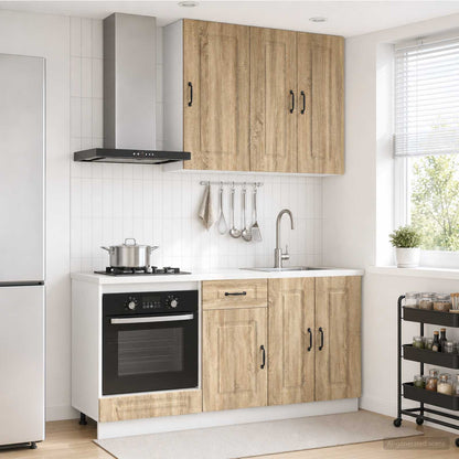 Kitchen Unit KALMAR 5 pcs Engineered Wood Sonoma oak 80 cm