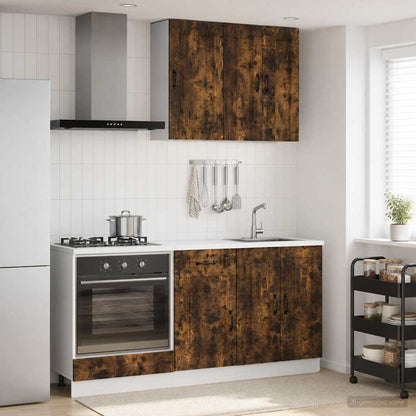 Kitchen Unit KALMAR 5 pcs Engineered Wood Smoked oak 80 cm