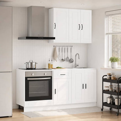 vidaXL Kitchen Unit PORTO 5 pcs Engineered Wood