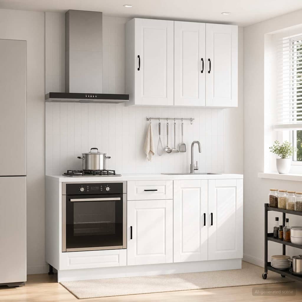 vidaXL Kitchen Unit PORTO 5 pcs Engineered Wood