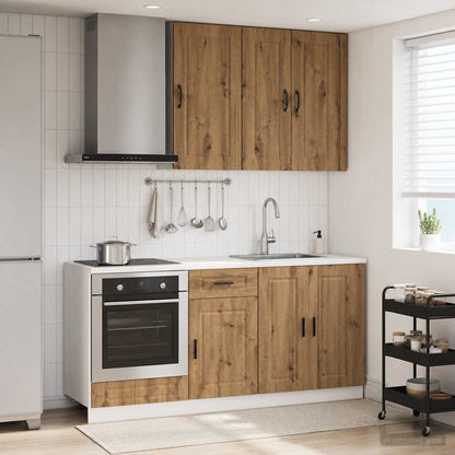 vidaXL Kitchen Unit PORTO 5 pcs Engineered Wood