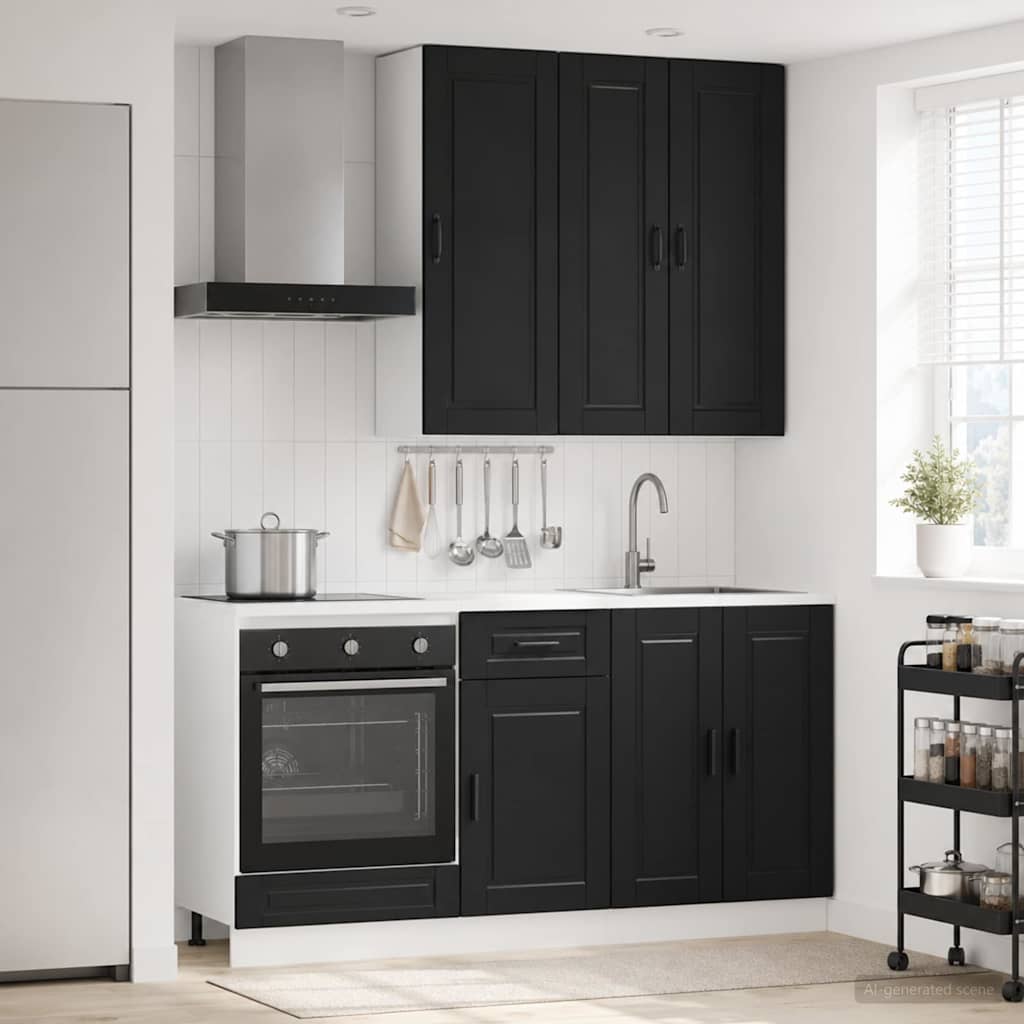 vidaXL Kitchen Unit PORTO 5 pcs Engineered Wood