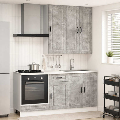 vidaXL Kitchen Unit PORTO 5 pcs Engineered Wood