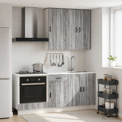 vidaXL Kitchen Unit PORTO 5 pcs Engineered Wood