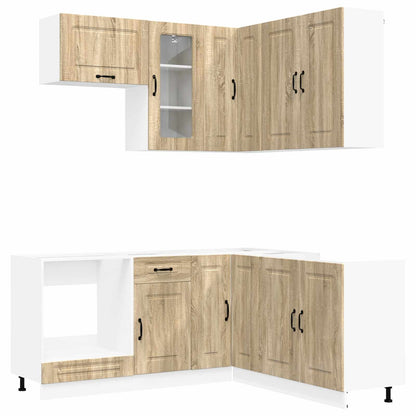 vidaXL Kitchen Unit KALMAR 8 pcs Sonoma Oak Engineered Wood 2