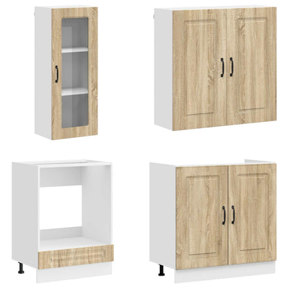 vidaXL Kitchen Unit KALMAR 8 pcs Sonoma Oak Engineered Wood 3