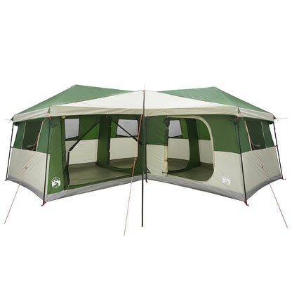 vidaXL Family Tent with Rainfly Water-Resistant 14-Person Green 4