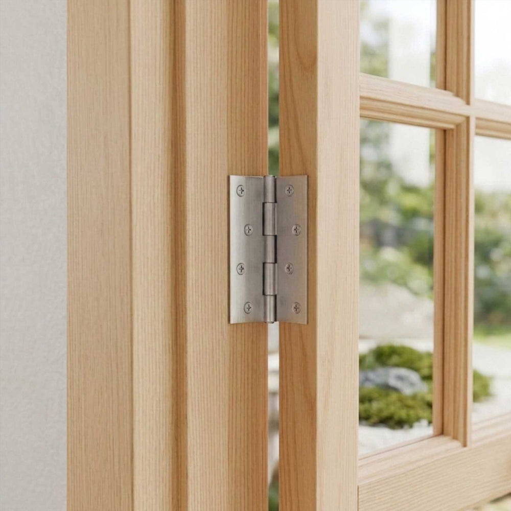 vidaXL Hinge 48 pcs 100 x 70 x 8 mm Silver Steel