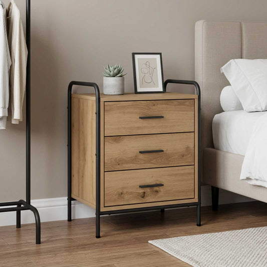Bedside Cabinet 48 x 36.5 x 60 cm Artisan oak 1
