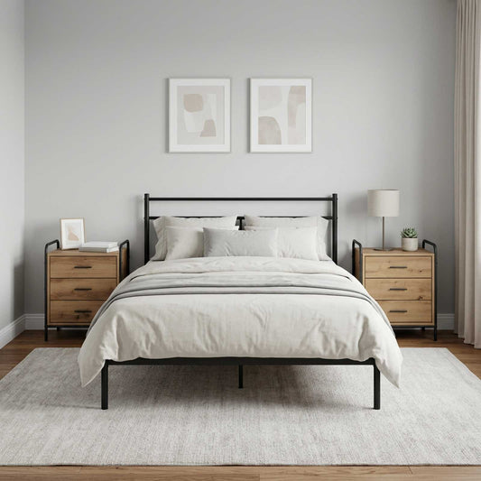 Bedside Cabinet 48 x 36.5 x 60 cm Artisan oak 2