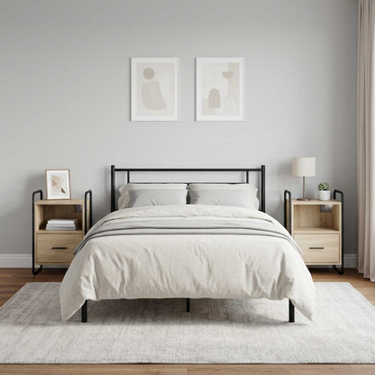 Hanging Bedside Cabinet 40 x 30 x 60 cm Sonoma oak