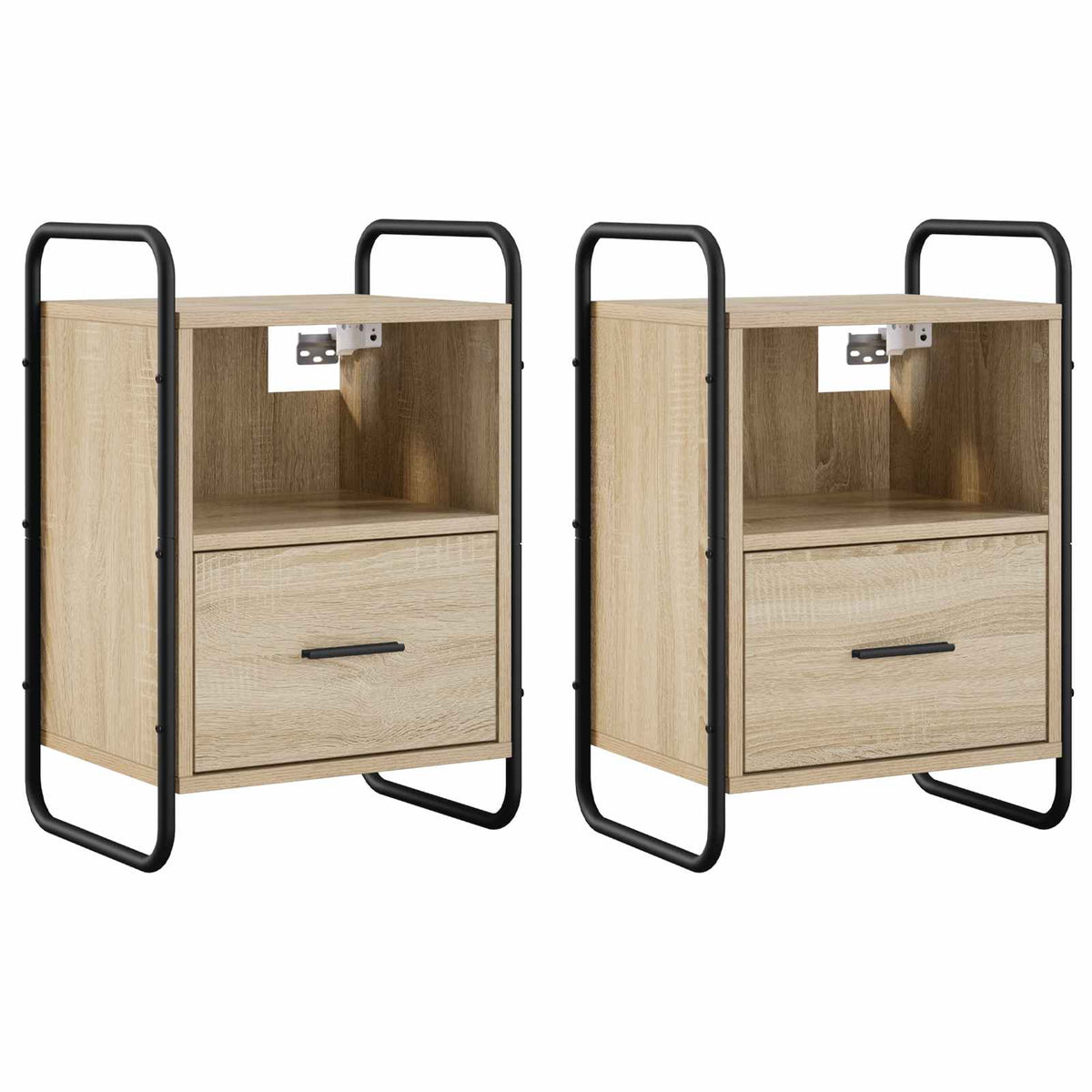 Hanging Bedside Cabinet 40 x 30 x 60 cm Sonoma oak