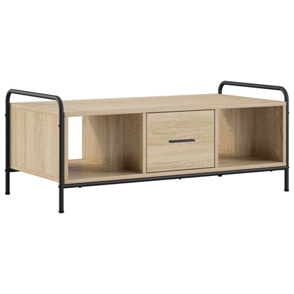 Coffee Table 99.5 x 49 x 41 cm Engineered Wood Sonoma oak