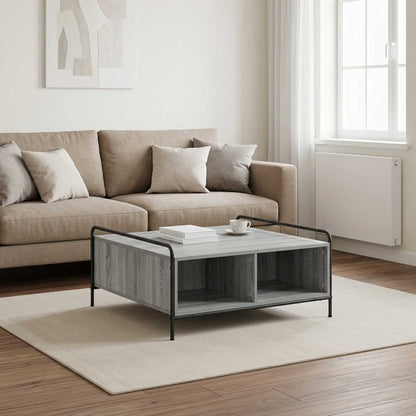 Coffee Table Engineered Wood Grey sonoma 90 cm 90 cm