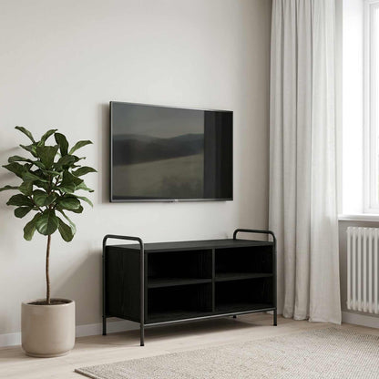 TV Cabinet Engineered Wood Depth 39.5 cm Black oak 80 cm