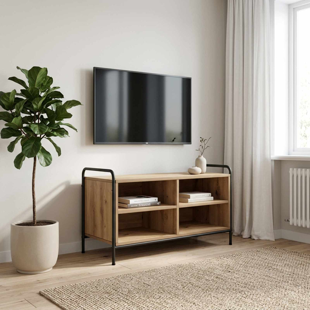 TV Cabinet Engineered Wood Depth 39.5 cm Artisan oak 80 cm