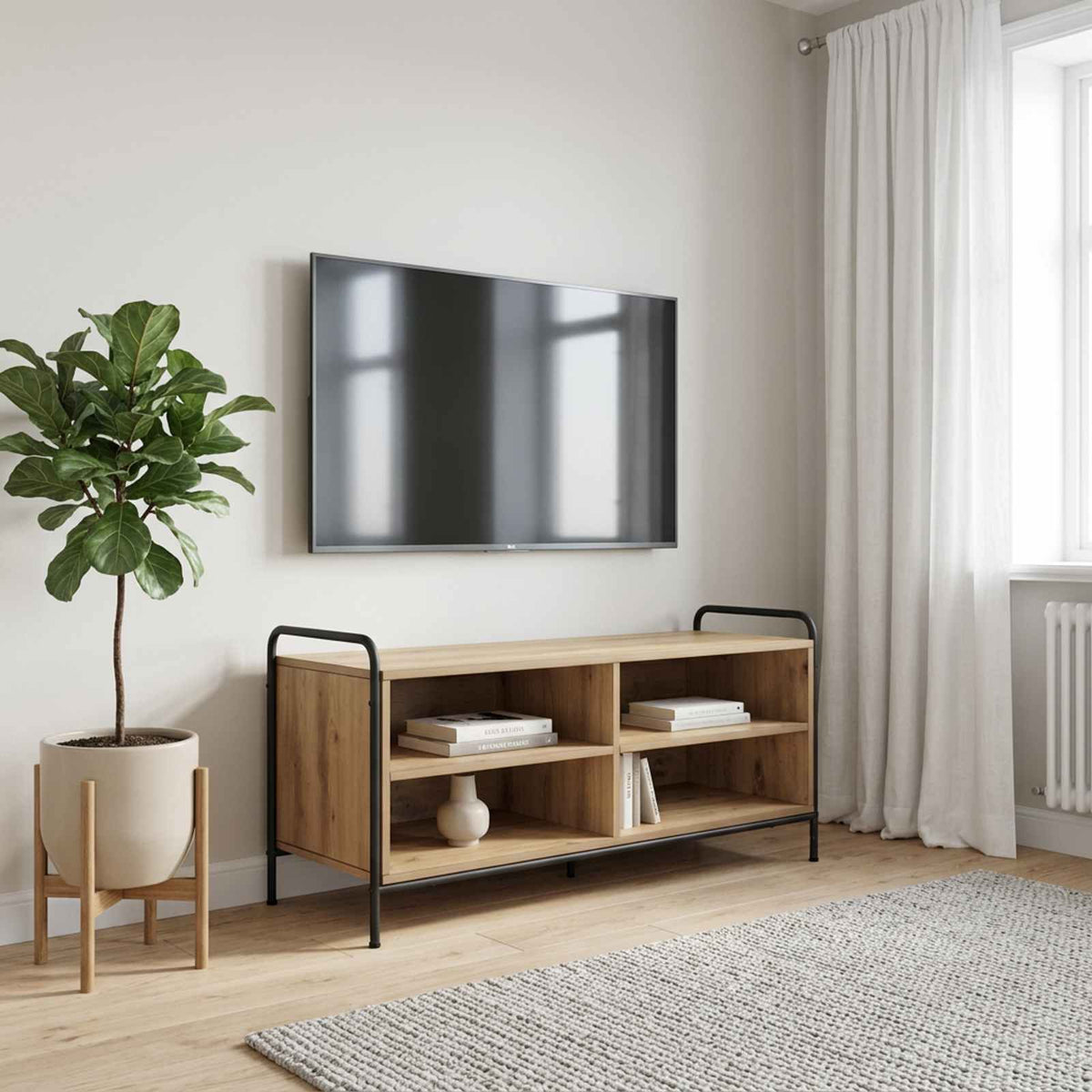 TV Cabinet Engineered Wood Depth 39.5 cm Artisan oak 100 cm
