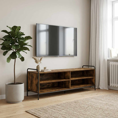 TV Cabinet Engineered Wood Depth 39.5 cm Smoked oak 140 cm
