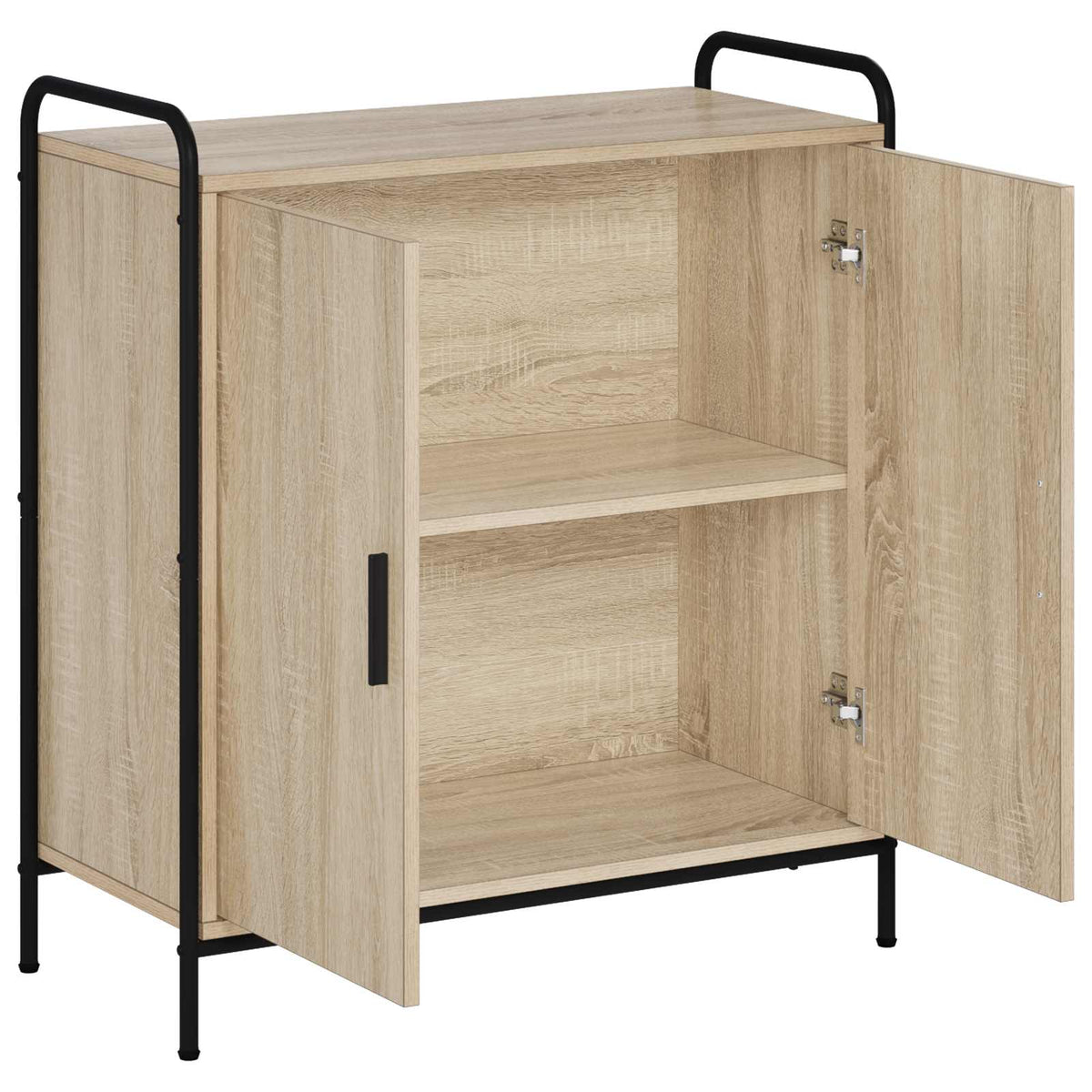 Sideboard 73 x 33 x 81 cm Engineered Wood with 2 Doors Sonoma oak