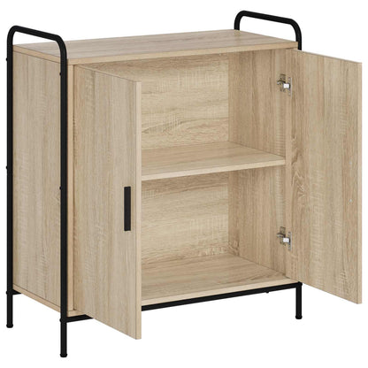 Sideboard 73 x 33 x 81 cm Engineered Wood with 2 Doors Sonoma oak