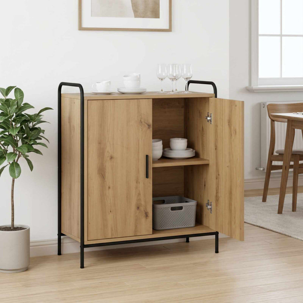 vidaXL Sideboard 73 x 33 x 81 cm Engineered Wood with 2 Doors