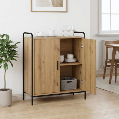 Sideboard 73 x 33 x 81 cm Engineered Wood with 2 Doors Artisan oak