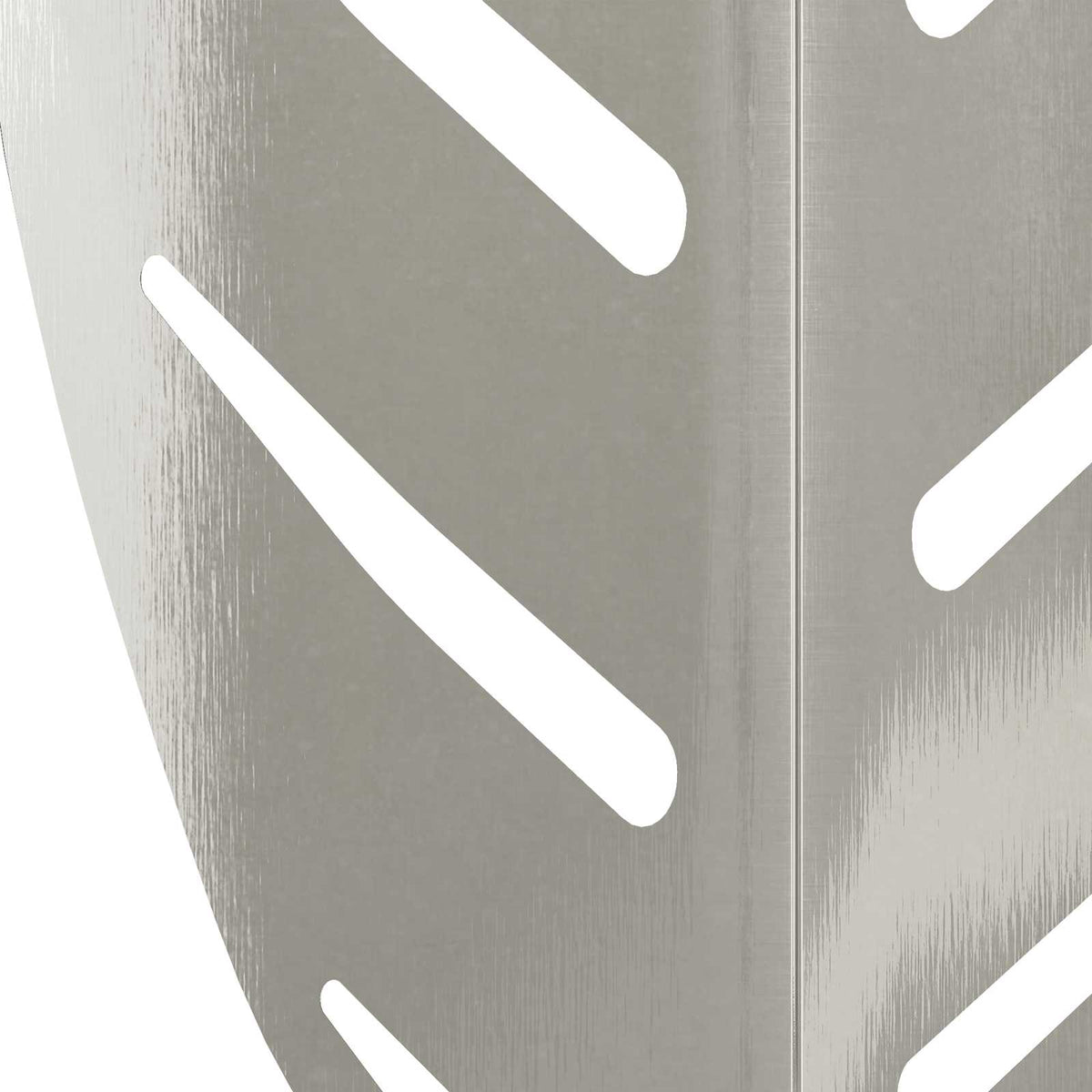 vidaXL Garden Stake 3 pcs 116.5 x 35 x 3 cm Stainless Steel Silver 4