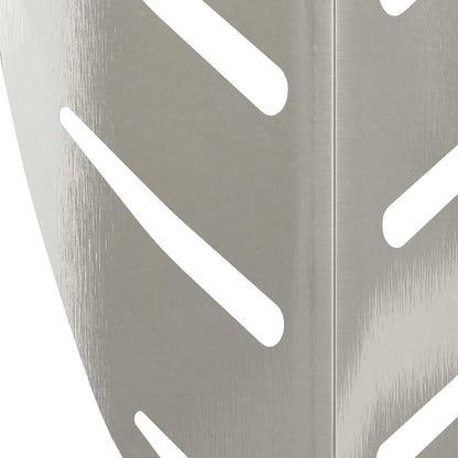 vidaXL Garden Stake 3 pcs 116.5 x 35 x 3 cm Stainless Steel Silver 4