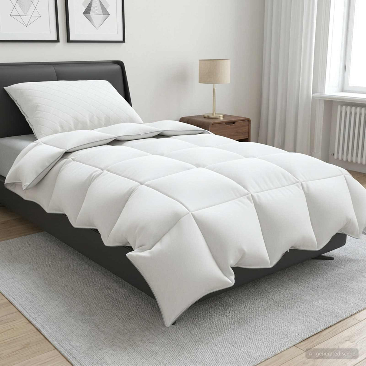 Duvet FULDA Seasons Goose Down White