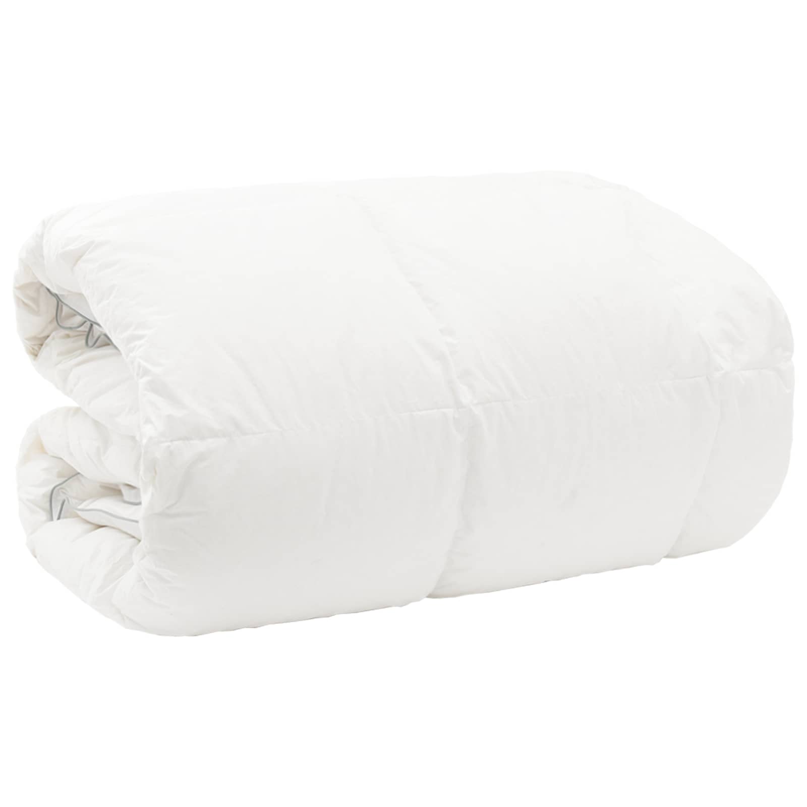 vidaXL Duvet FULDA 240 x 260 cm Winter 300 GSM 90% Goose Down White 4