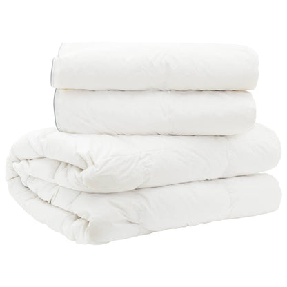 vidaXL Duvet FULDA 200 x 240 cm 4 Seasons 310 GSM 90% Goose Down White 5