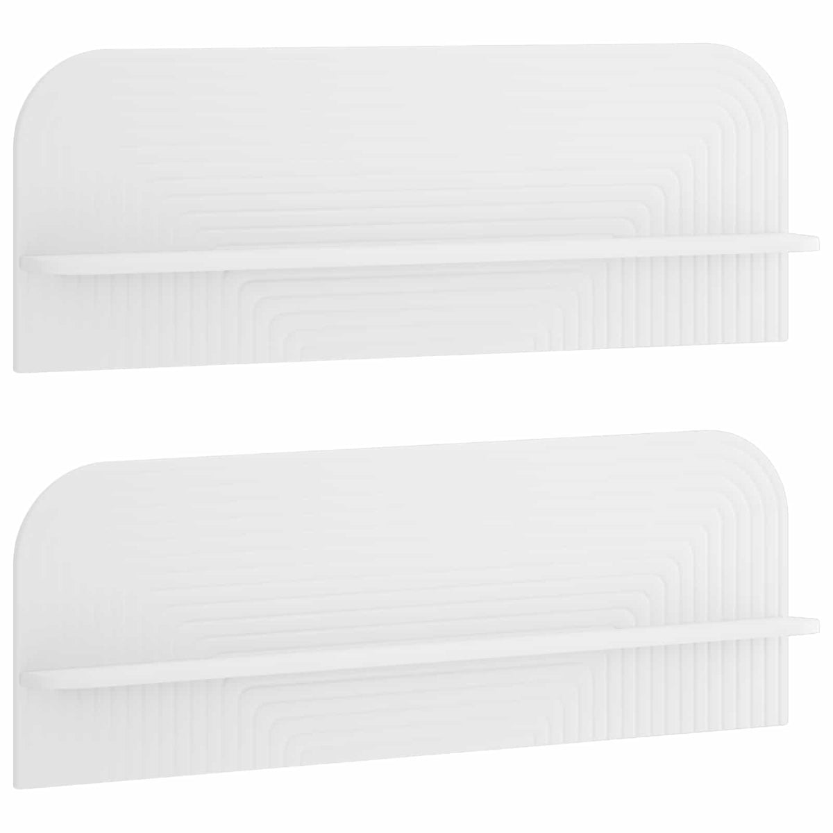 Wall Shelf 2 pcs 102 x 13.5 x 37.5 cm White