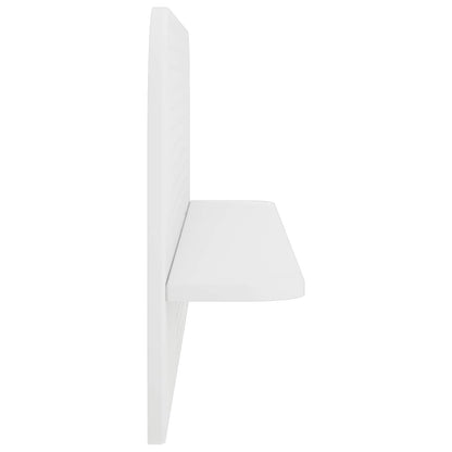Wall Shelf 2 pcs 102 x 13.5 x 37.5 cm White