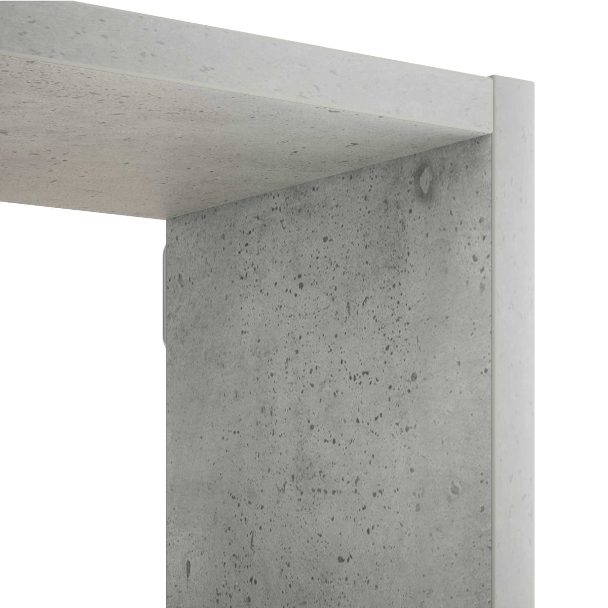 Wall Shelf 103 x 17 x 102 cm Engineered Wood Concrete grey