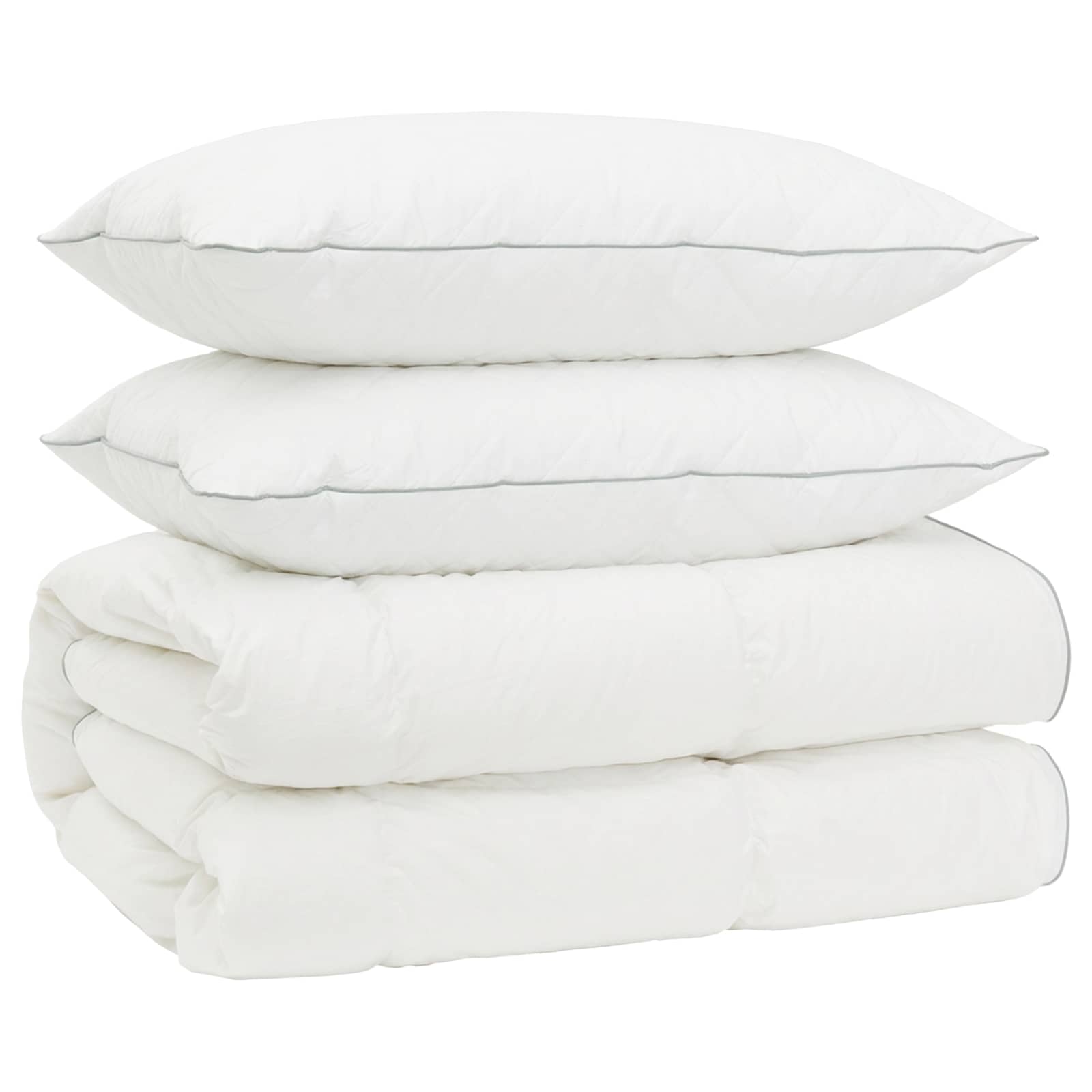 vidaXL 90% Goose Down Duvet Set FULDA 3 pcs 200 x 220 cm All Seasons 2