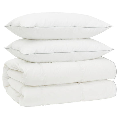 vidaXL 90% Goose Down Duvet Set FULDA 3 pcs 200 x 220 cm All Seasons 2