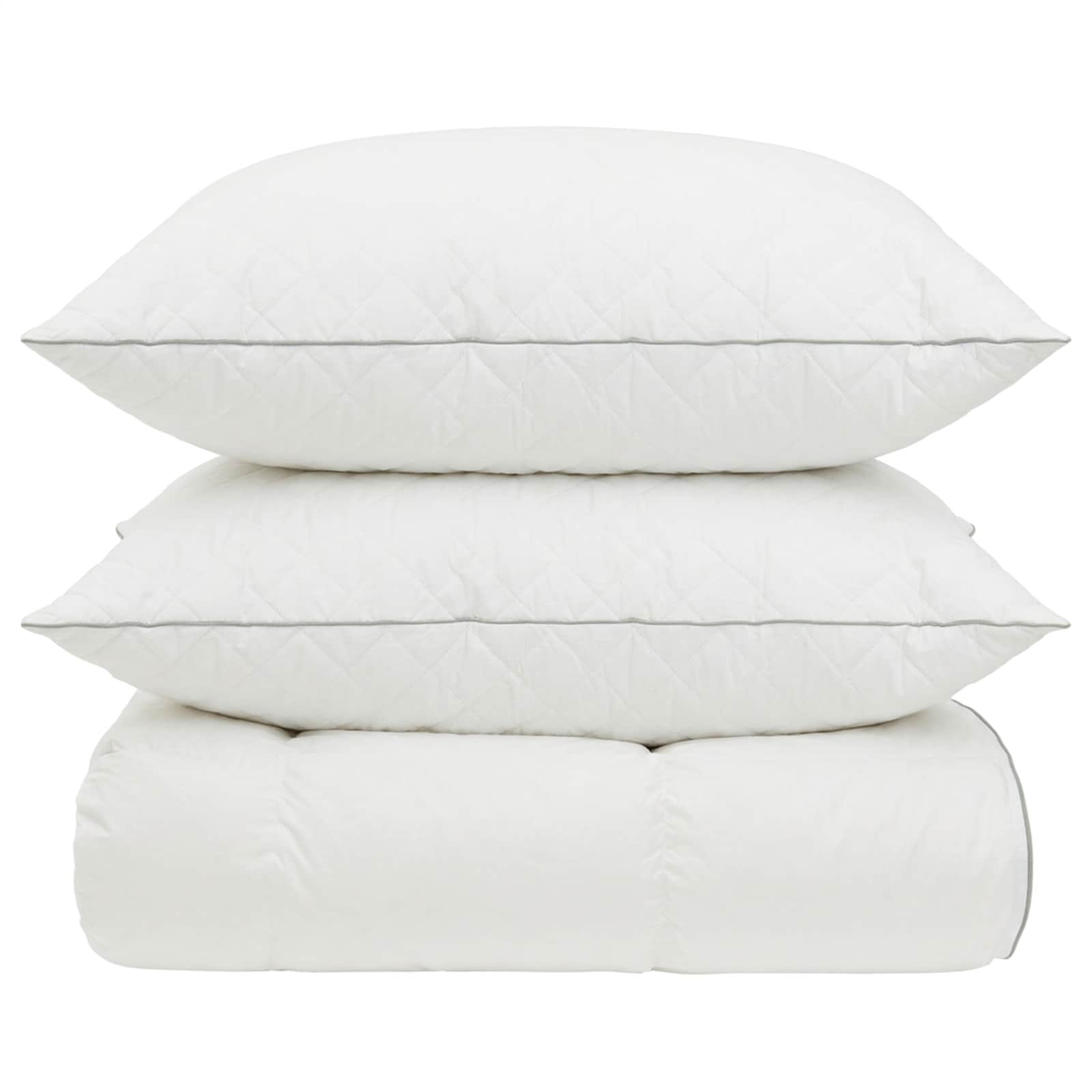 vidaXL 90% Goose Down Duvet Set FULDA 3 pcs 200 x 220 cm All Seasons 6