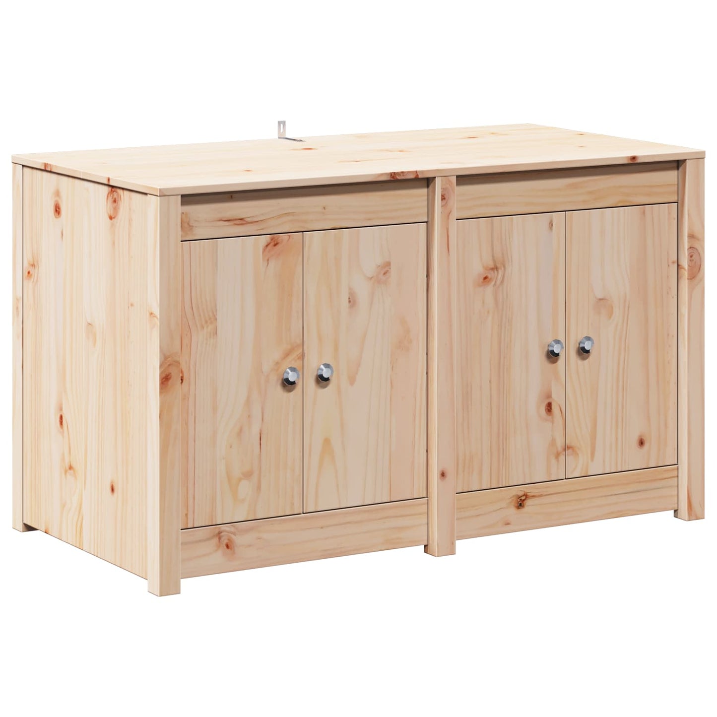 vidaXL Outdoor Kitchen Cabinet MEPPEL 3 pcs Natural Douglas 4