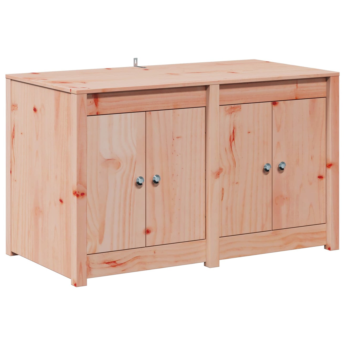 vidaXL Outdoor Kitchen Cabinet MEPPEL 3 pcs White Solid Pine Wood 4