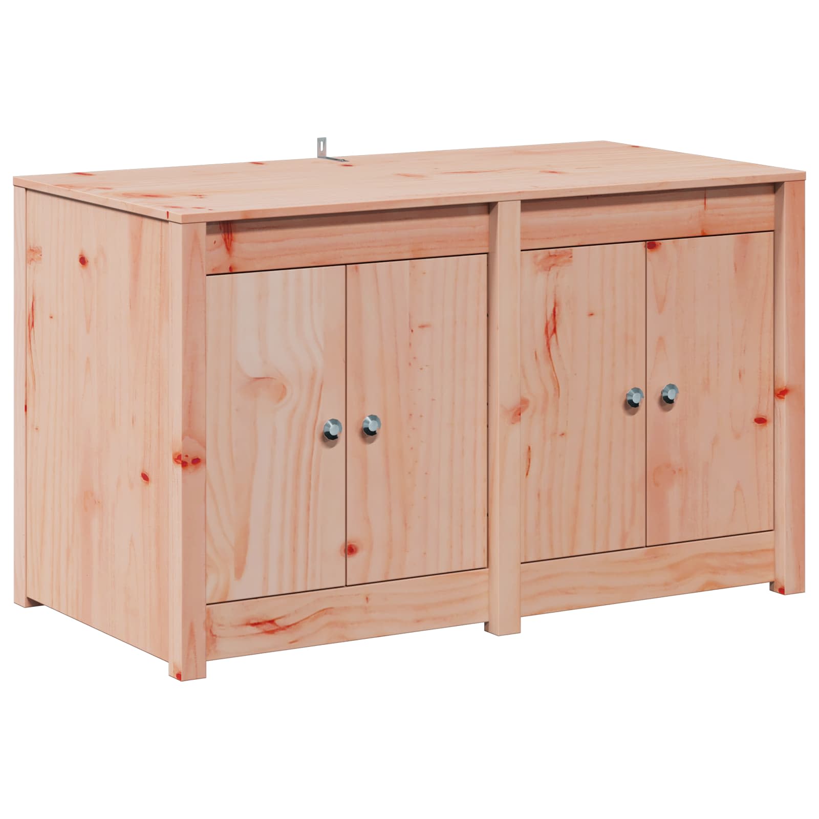 vidaXL Outdoor Kitchen Cabinet MEPPEL 3 pcs White Solid Pine Wood 4