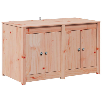 vidaXL Outdoor Kitchen Cabinet MEPPEL 3 pcs White Solid Pine Wood 4