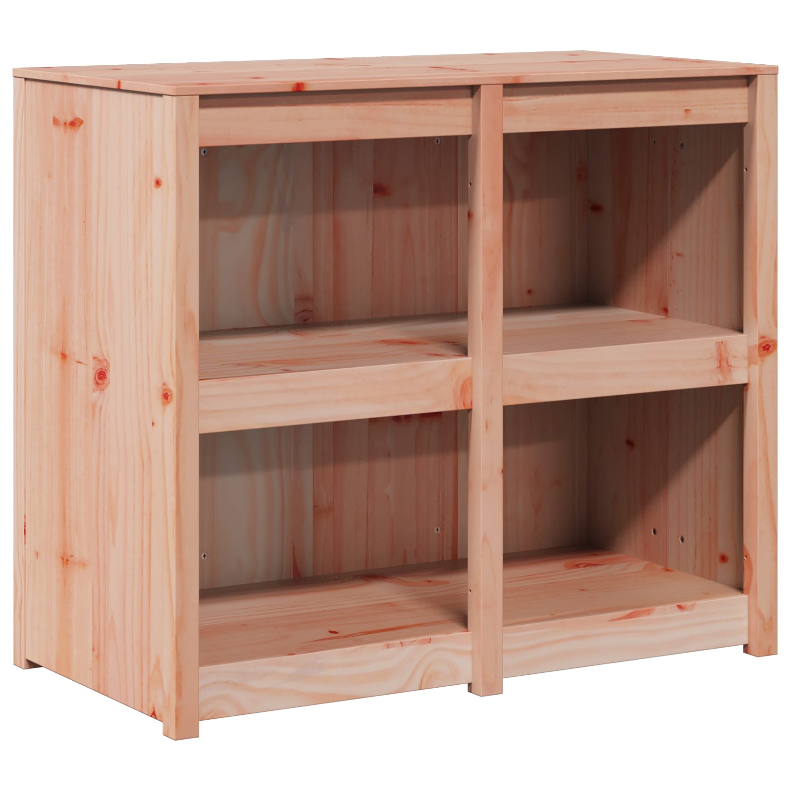vidaXL Outdoor Kitchen Cabinet MEPPEL 3 pcs White Solid Pine Wood 5