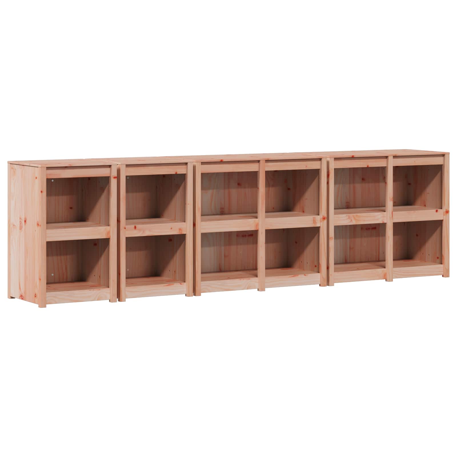 vidaXL Outdoor Kitchen Cabinet MEPPEL 4 pcs Natural Douglas 2